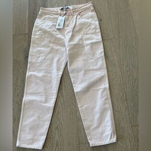 IRO Women's Soft Pink Straight Leg Jeans